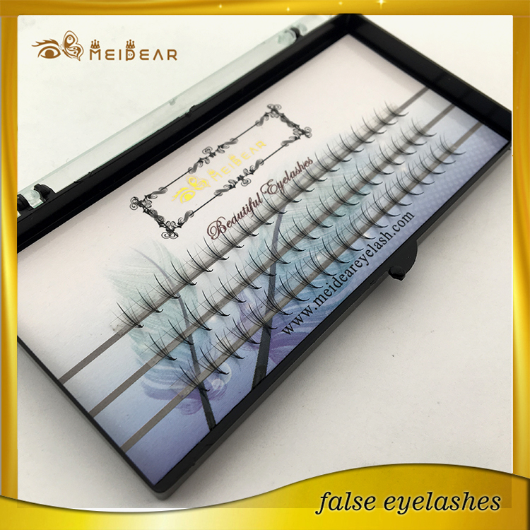 Factory supply private label silk  pre-fanned volume eyelash extension